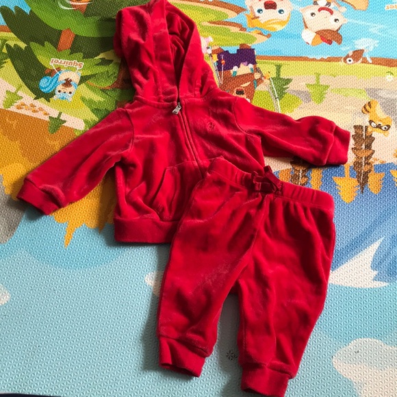 polo 2 piece sweatsuit